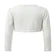 Ivory Sparkle Scalloped Bolero