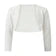 Ivory Sparkle Scalloped Bolero
