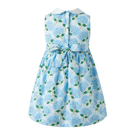Hydrangea Peter Pan Collar Dress