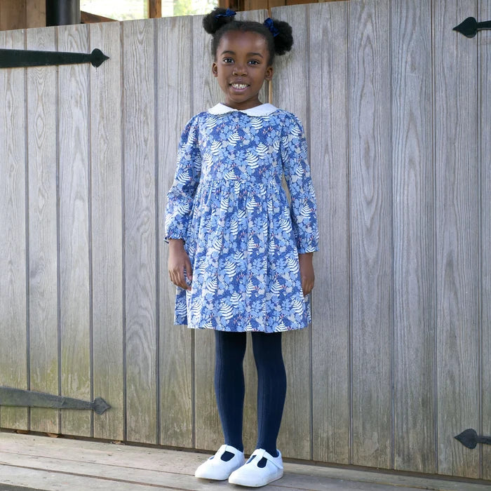 Acorn Leaf Peter Pan Collar Dress