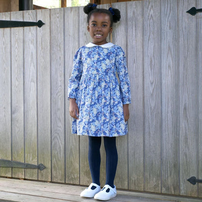 Acorn Leaf Peter Pan Collar Dress