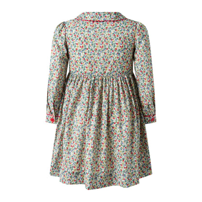 Apple Blossom Button-Front Dress