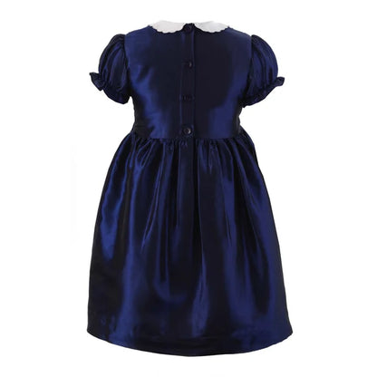 Taffeta Smocked Dress