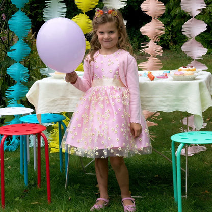 3D Daisy Tulle Party Dress