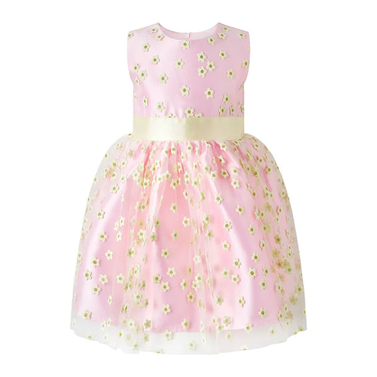 3D Daisy Tulle Party Dress