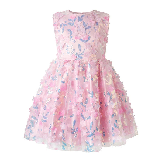 3D Sequin Party Dress