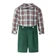 Tartan Shirt & Cord Short Set