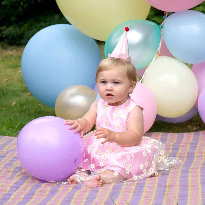 3D Daisy Tulle Party Dress