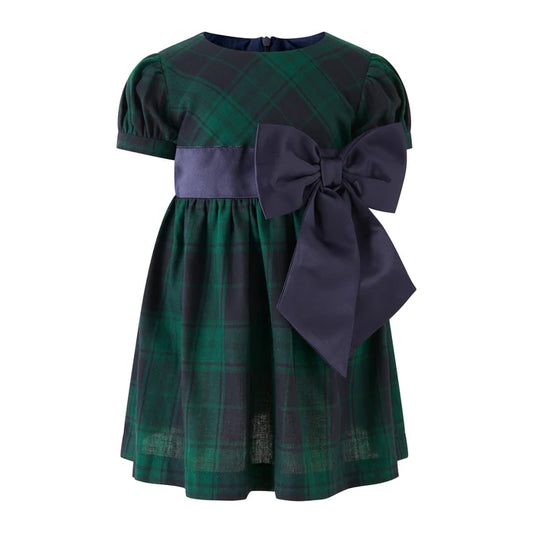 Baby Blackwatch Bow Dress