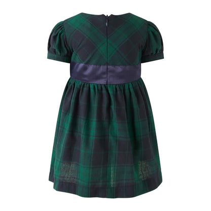Baby Blackwatch Bow Dress