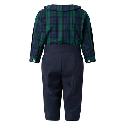 Blackwatch Plaid Shirt & Trousers Set